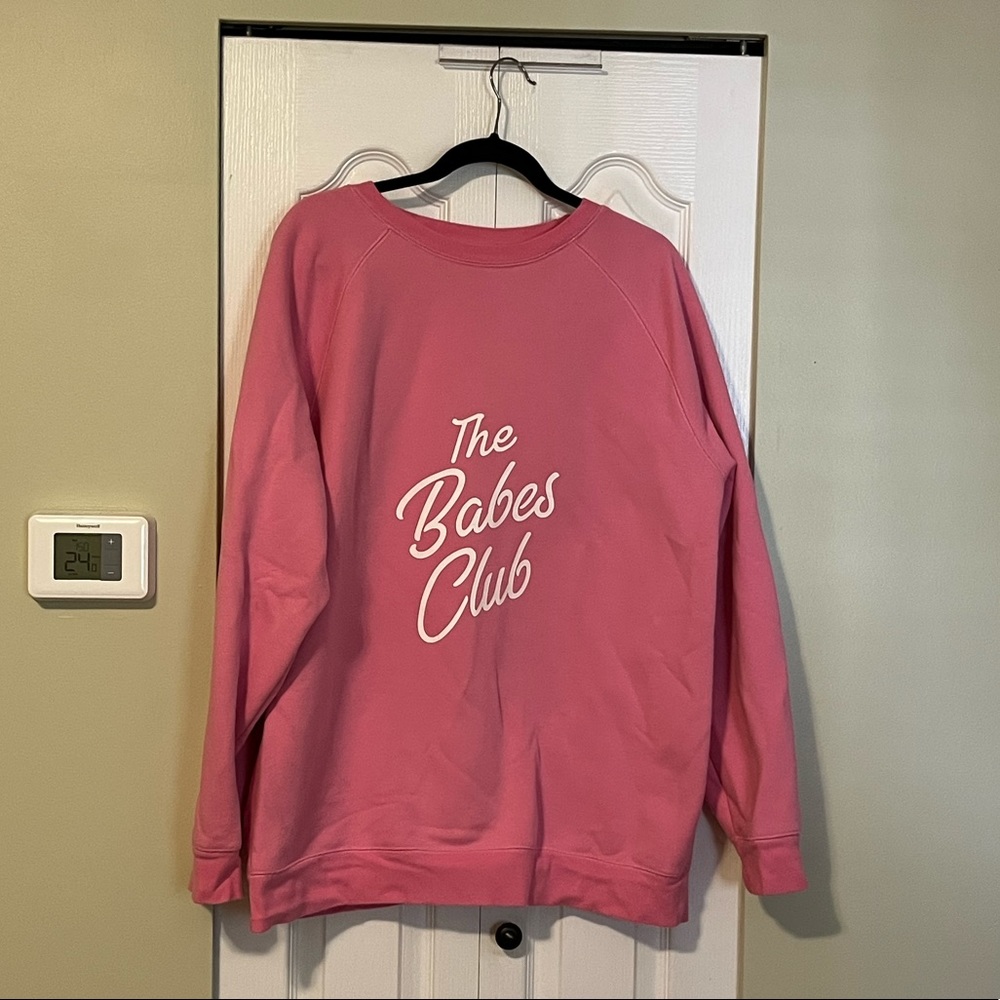 Brunette the Label Babes Club Big Sister Crew Sweater M/L